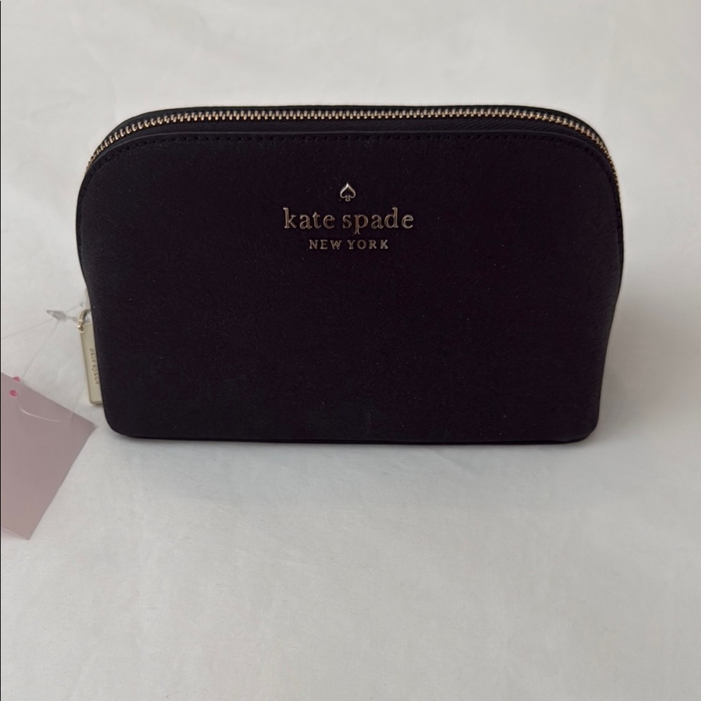 NWT Kate Spade Black Zippered Pouch